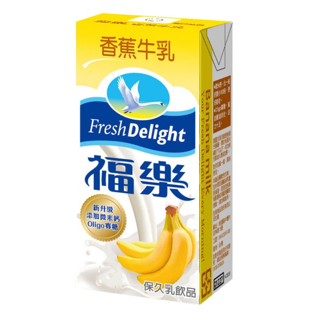 福樂 香蕉保久乳 *24包/箱