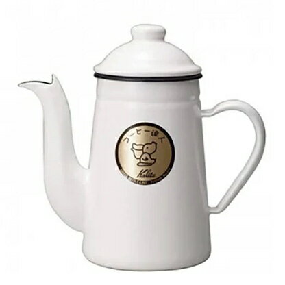 Kalita 大嘴鳥琺琅鶴嘴手沖咖啡壺 1000ml 白 #52125