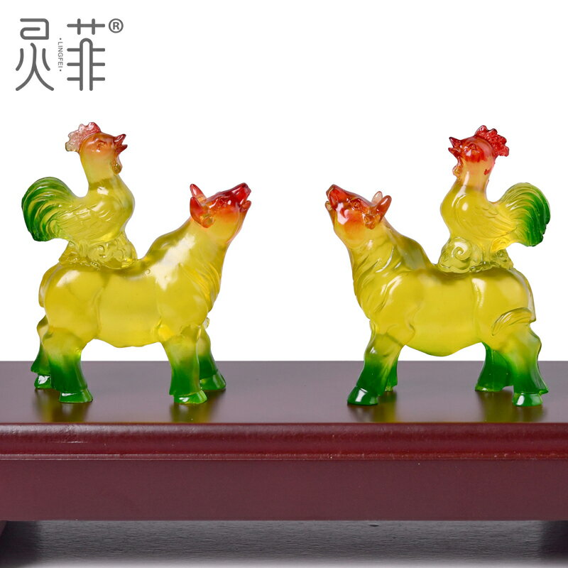年屬蛇牛雞迎祿擺件牛型加雞型飾物飾品虎年犯太歲吉祥物男女