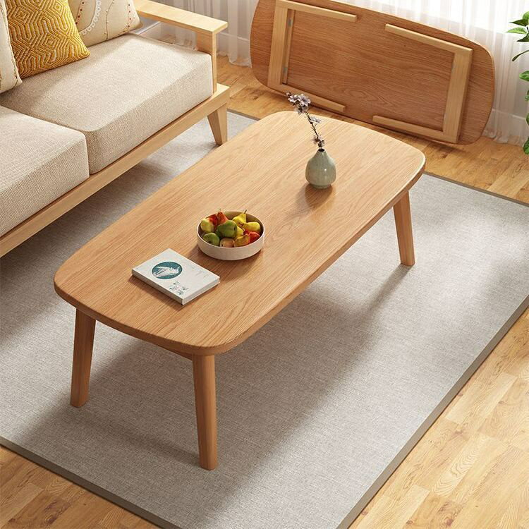 小戶型可折迭茶几客廳家用實木小桌子簡易茶桌簡約現代臥室小矮桌