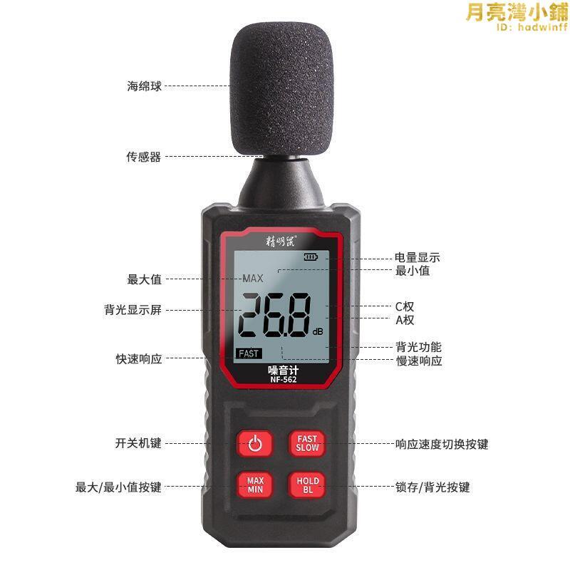 分貝儀 噪音計 噪音儀 分貝計 分貝機 分貝器 音量計 聲級計 噪音檢測儀 家用噪音計 噪音檢測器 手持噪音儀