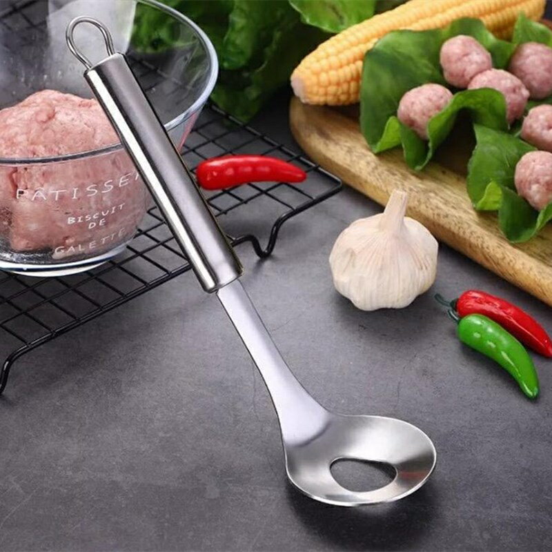 臺灣現貨｜304不鏽鋼肉丸勺 丸子製作器 壓肉器｜丹丹悅生活