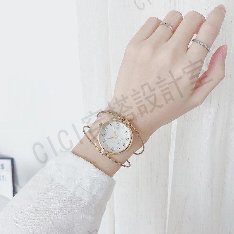 CHEN'S ins風手鐲款手錶手錶 石英錶 腕錶 女手錶【亞德機械五金家居】 5