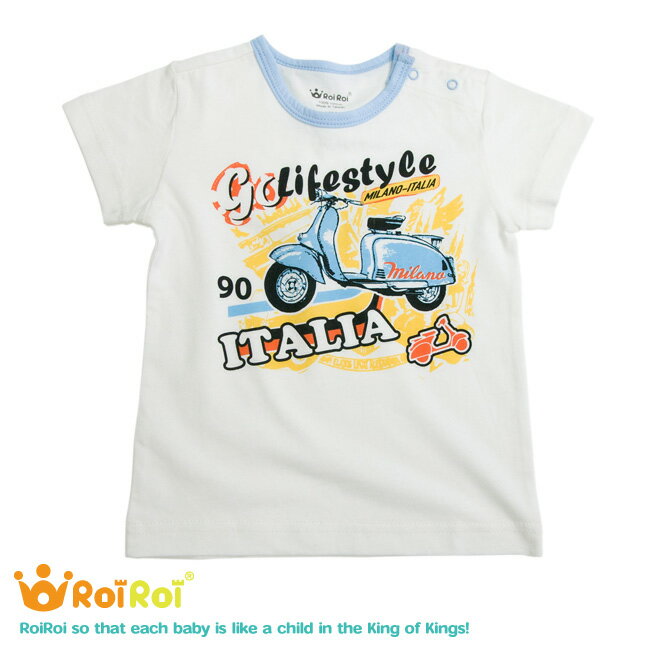 MILU X ROIROI 嬰幼兒 短袖 T-Shirt / 義大利之旅 / 純棉台灣製