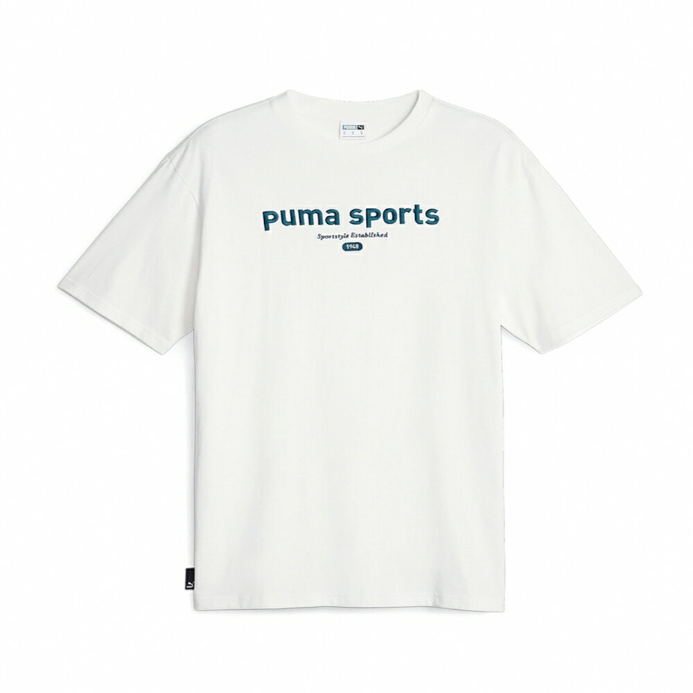 【手刀下單🤩滿額折扣進行中~~】 Puma P.Team 白綠 圓領 運動 代言款 休閒 上衣 短袖 男款 H6138【新竹皇家62131665】