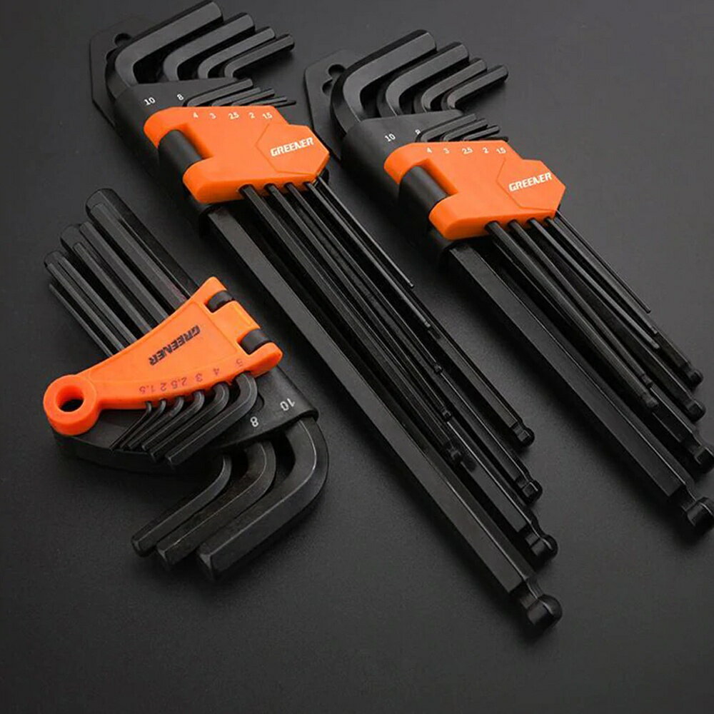 出清促銷】 綠林六角扳手套裝工具六角板手內六角板手六角扳手內六角扳手L型板手9件組| SUEY23320722 | 樂天市場Rakuten