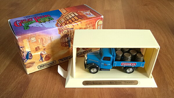 火柴盒matchbox YY 老爺車 YGB-24 貝德福德 1939 Bedford 啤酒車