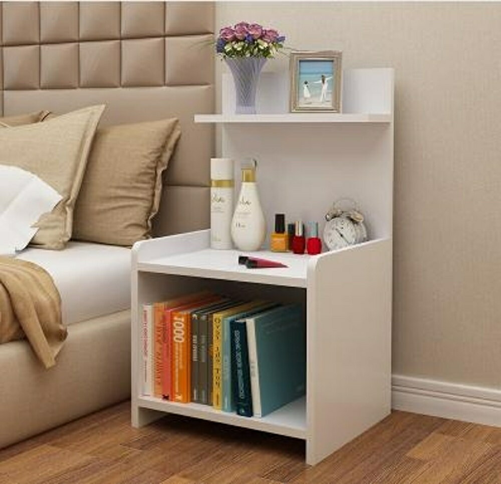 簡易床頭櫃簡約現代床櫃收納小櫃子組裝儲物櫃宿舍臥室