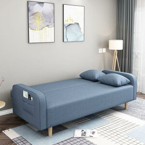 免運 沙發床 北歐布藝沙發小戶型可折疊兩用沙發床可拆洗客廳臥室陽臺組合沙發