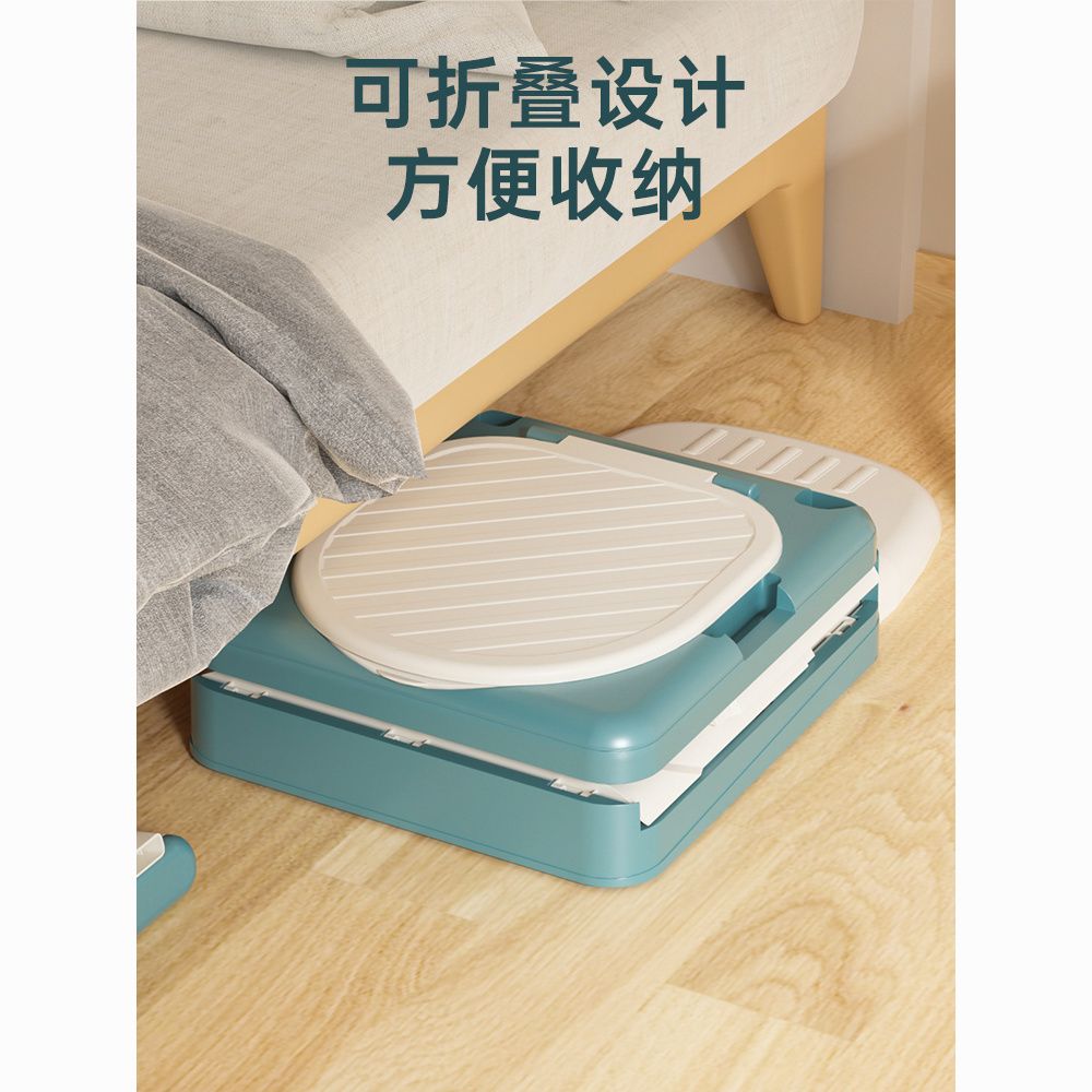 免運 老人移動坐便器可折疊成人家用室內防臭老年人便攜式床邊馬桶凳椅-快速出貨