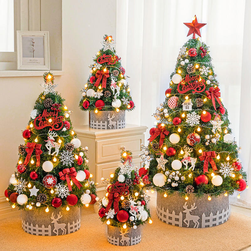 新款推薦🌲2022新款聖誕樹家用小型套餐聖誕節裝飾品商場大型仿真樹