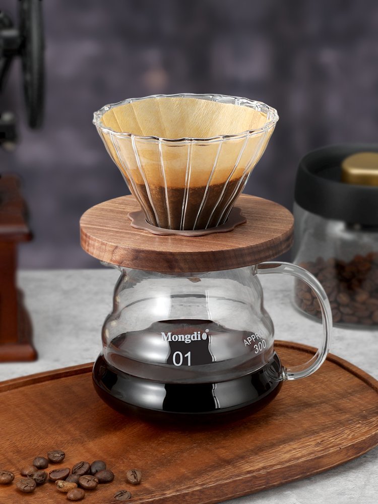 免運 手沖咖啡壺套裝咖啡濾杯過濾器手磨咖啡機手搖咖啡手沖壺咖啡器具
