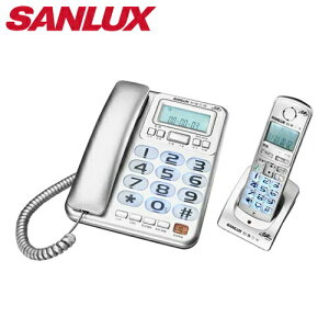 【最高22%回饋 5000點】 SANLUX 台灣三洋 數位子母無線電話機 DCT-8918 銀