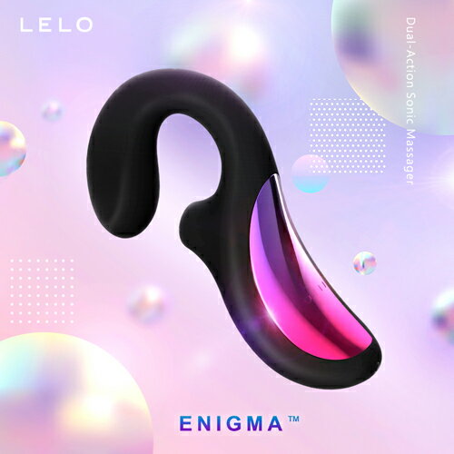 【總代理公司貨】LELO ENIGMA 聲波吸吮器 G點按摩器 黑色【吸吮按摩棒 跳蛋 自慰器 按摩棒 情趣用品 女用商品】