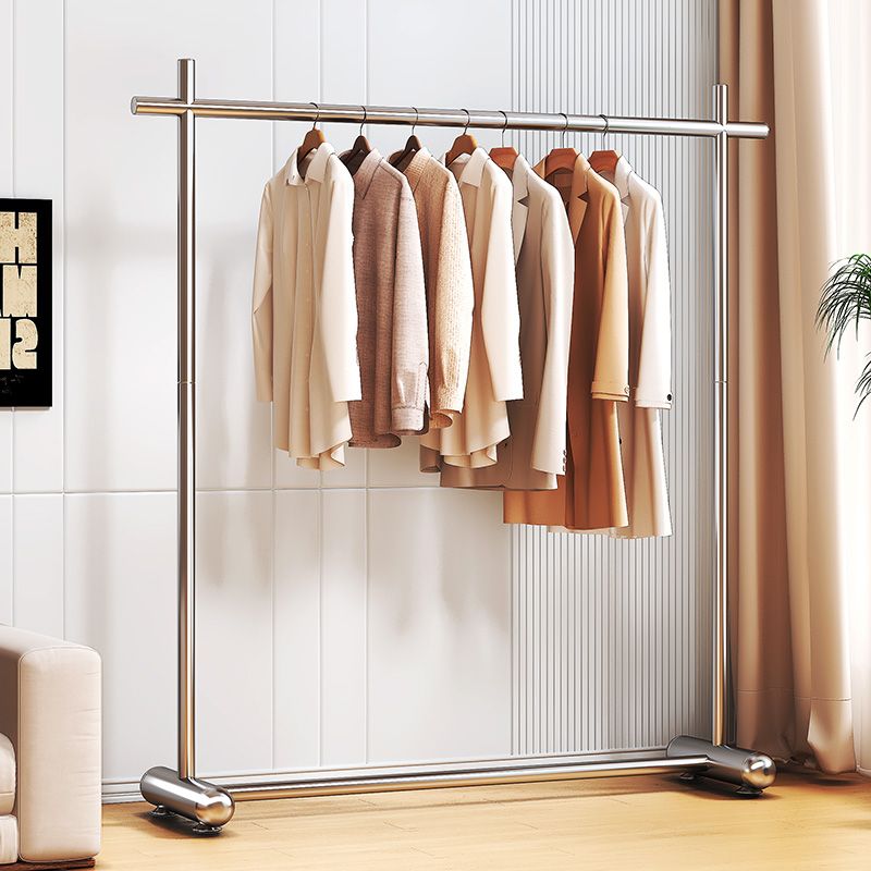 服裝店展示架落地式掛衣架道具陳列貨架女裝店專用不銹鋼晾衣架子