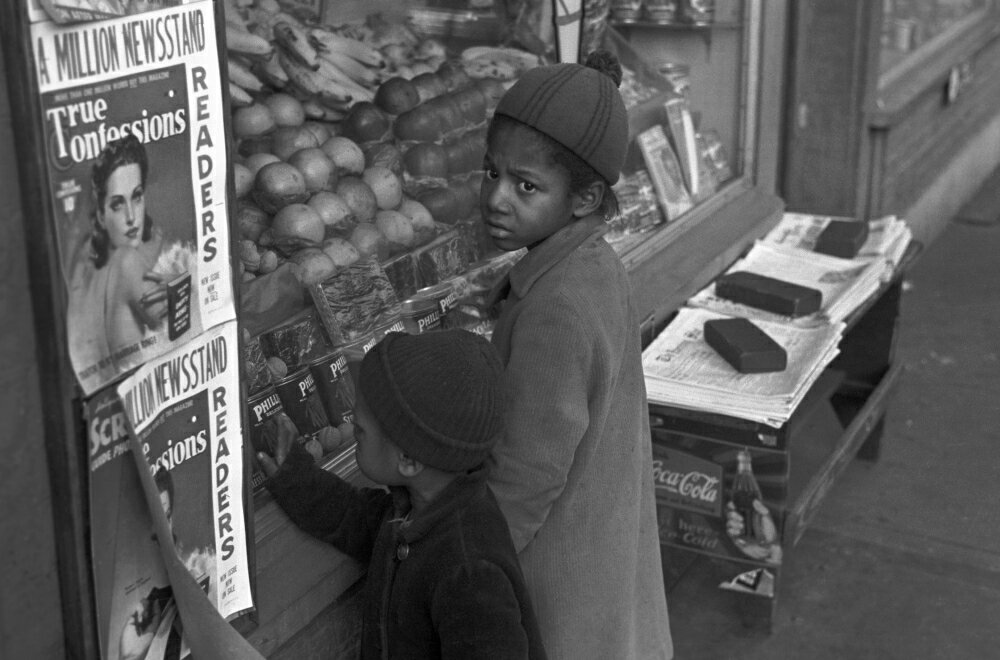 Posterazzi: Poverty Children 1937 Nchildren Looking At Food Through A ...