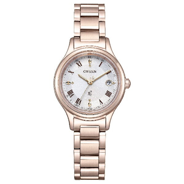 CITIZEN星辰 ES9497-96A 光動能電波對時萬年曆櫻花粉紅金女士腕錶 27.0mm｜樂天全館特惠中★指定刷卡回饋10%