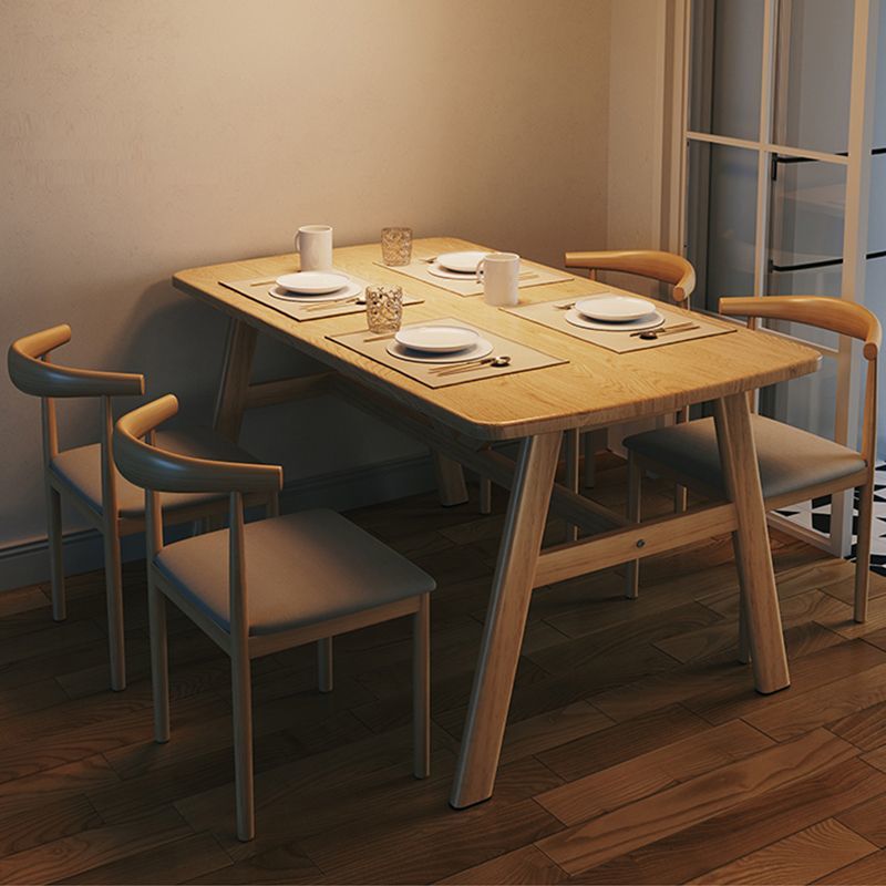 免運 餐桌 飯桌 小戶型 餐桌組 餐椅 餐桌小戶型家用出租屋飯桌現代簡約快餐廳桌椅組合商用長方形桌子604