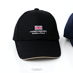 老帽 英倫字樣logo棒球帽 出門必備好搭單品 柒彩年代【NH292】遮陽防曬