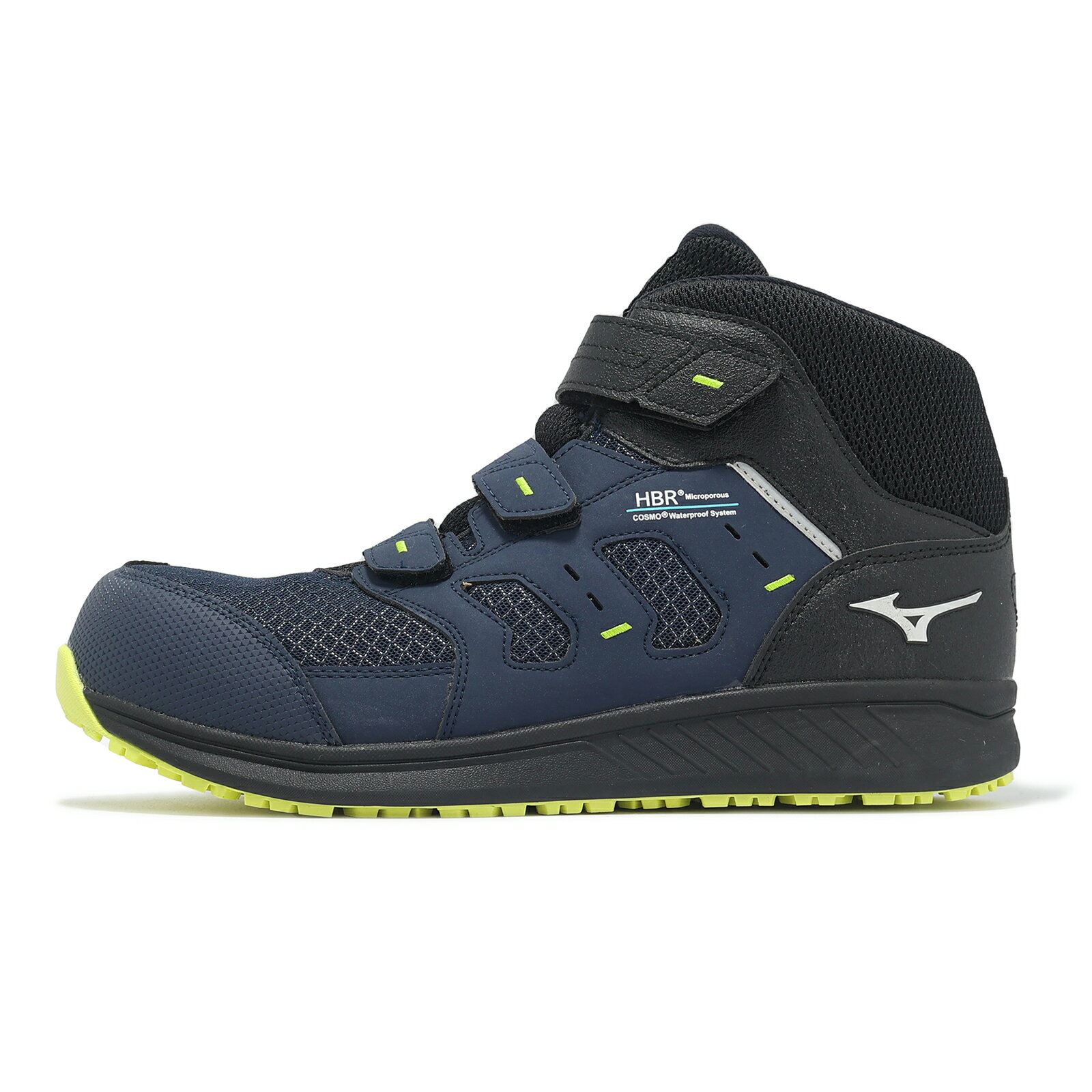 Mizuno 工作鞋 Prime Fit WU21H 男鞋 女鞋 防水鞋面 藍 高筒 止滑 防護鞋 美津濃 F1GA2562-14