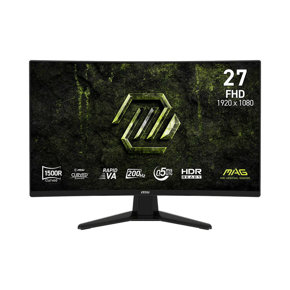 MSI 微星MAG 274CF E20 曲面電競螢幕 (27型/FHD/200Hz/0.5ms/VA/HDMI) 1
