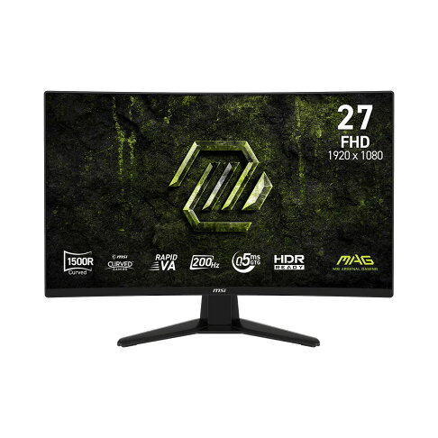 MSI 微星MAG 274CF E20 曲面電競螢幕 (27型/FHD/200Hz/0.5ms/VA/HDMI) 1