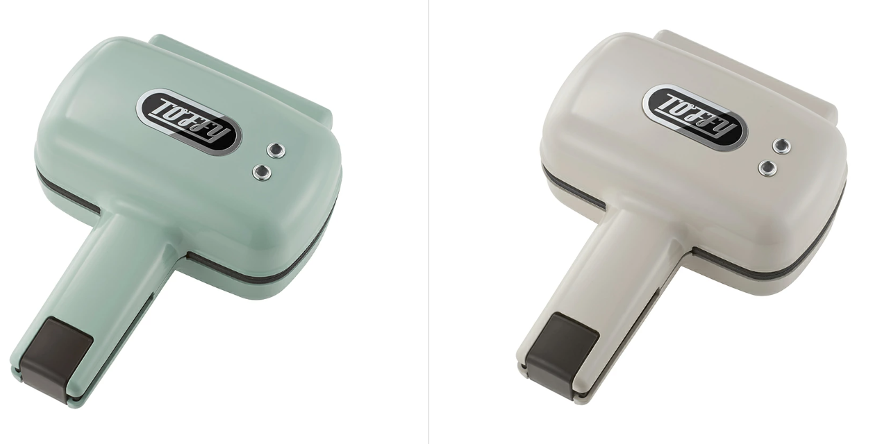 Toffy K-HS5 熱壓吐司機 三明治烤盤 輕食料理機 吐司夾 吐司機 莫蘭迪色系 烤盤可更換 禮物 日本代購