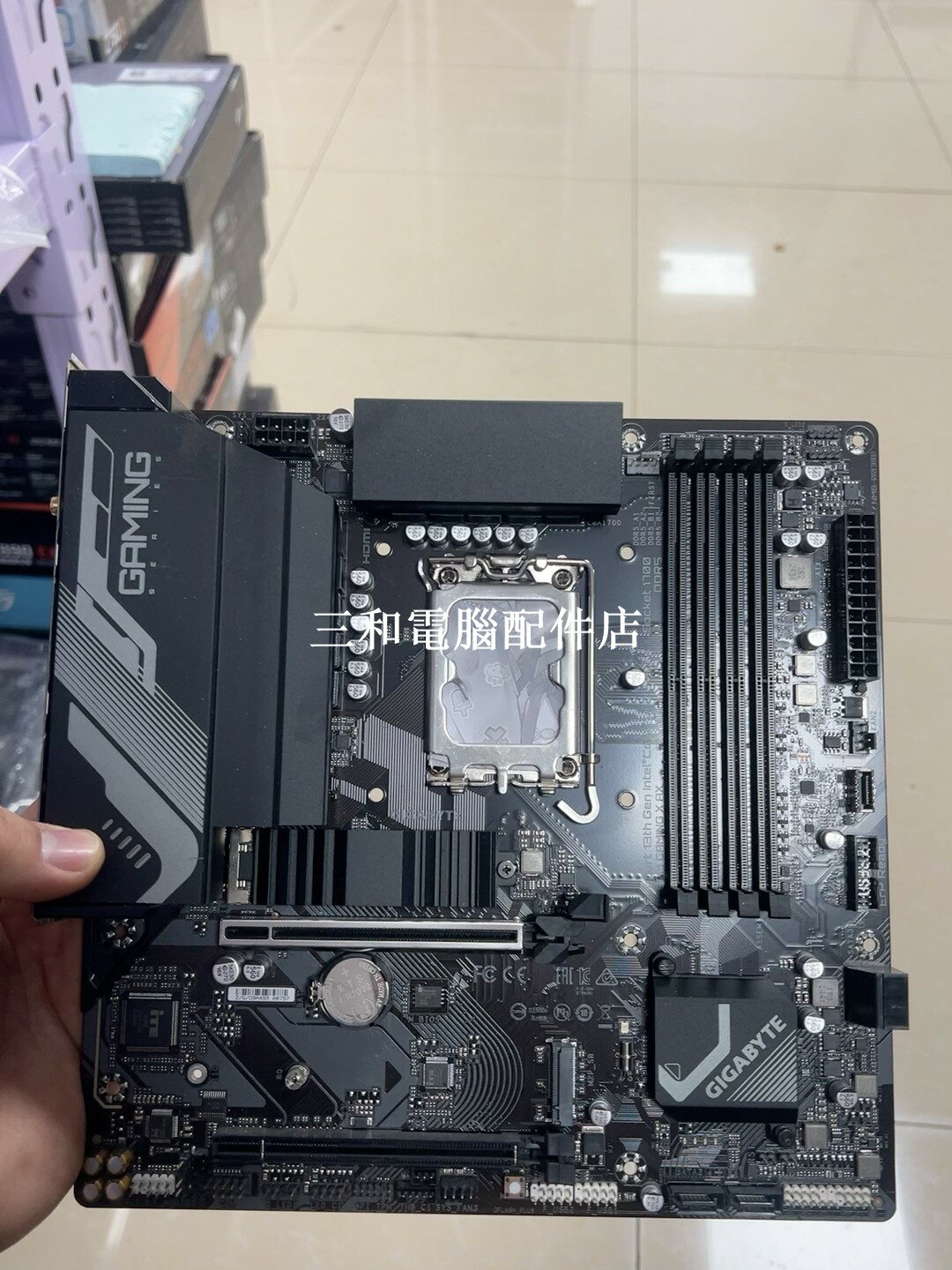 技嘉 B760M GAMING X AX DDR5 主機板 實拍 所見即所得 快速發貨 官方質保