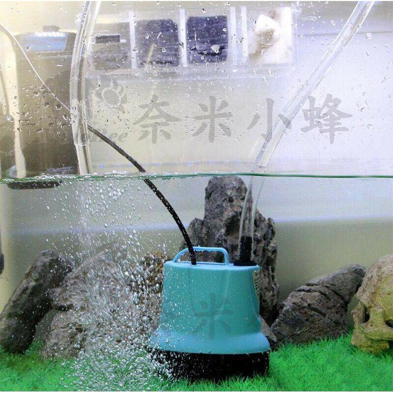 魚缸潛水泵 水族箱抽水泵 抽水馬達 魚缸底吸泵 35W大功率 水族增氧機 過濾低吸水泵 家用小型抽水泵【現貨】 5