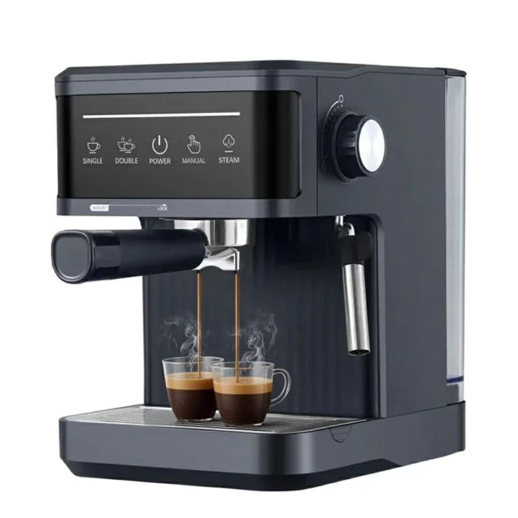 【可開發票】Coffee machine意式咖啡機歐美英規意式咖啡機奶泡機家用辦公代發