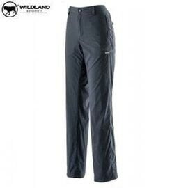 [ WILDLAND 荒野 ] 女 彈性防潑防風保暖長褲 深灰 / 0A22323-93 {L}