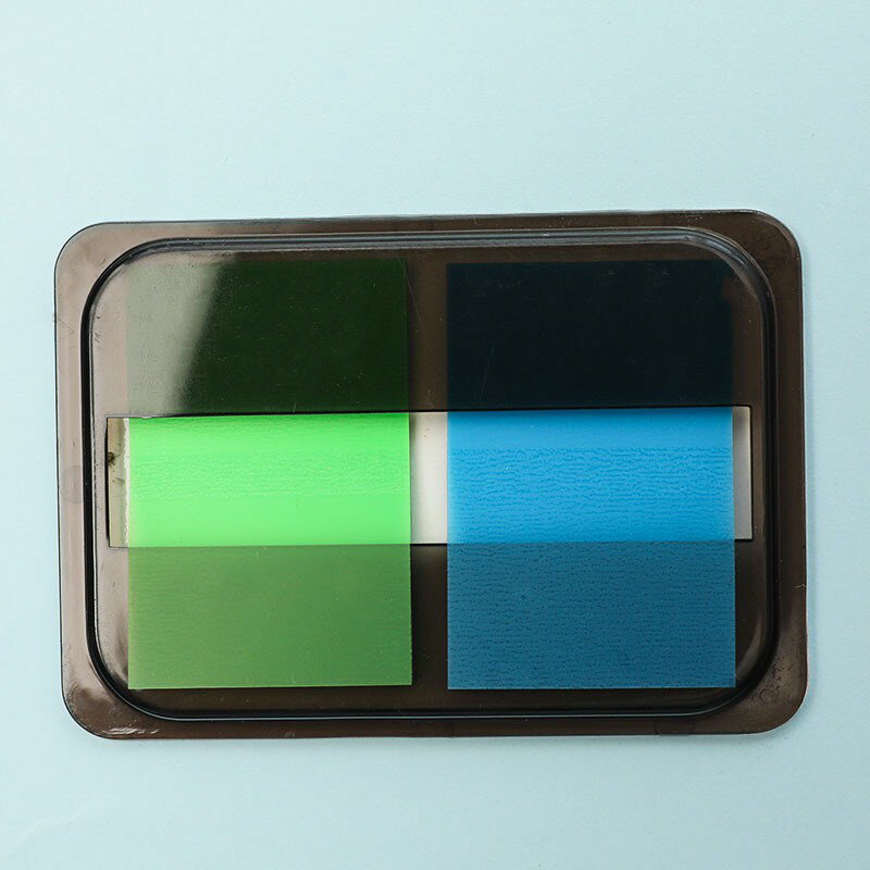 台灣現貨｜韓國抽拉式盒裝 可撕便利貼紙 螢光色便籤紙 便簽本指示標記貼｜丹丹悅生活 3