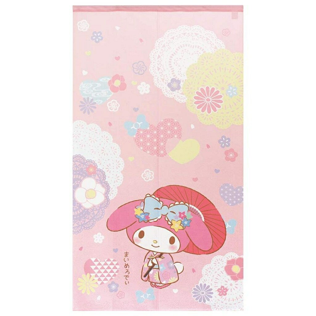 【震撼精品百貨】My Melody 美樂蒂 Sanrio 三麗鷗 門簾(/和服/85X150CM) 日本製95470 震撼日式精品百貨
