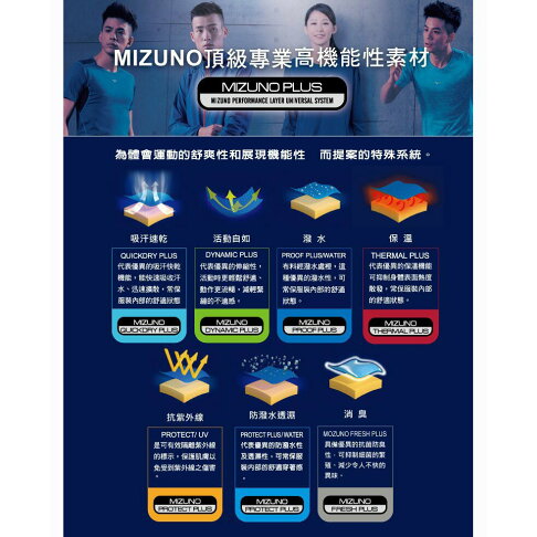 美津濃 MIZUNO 32TA850609(黑)男短袖T恤 大尺碼 4