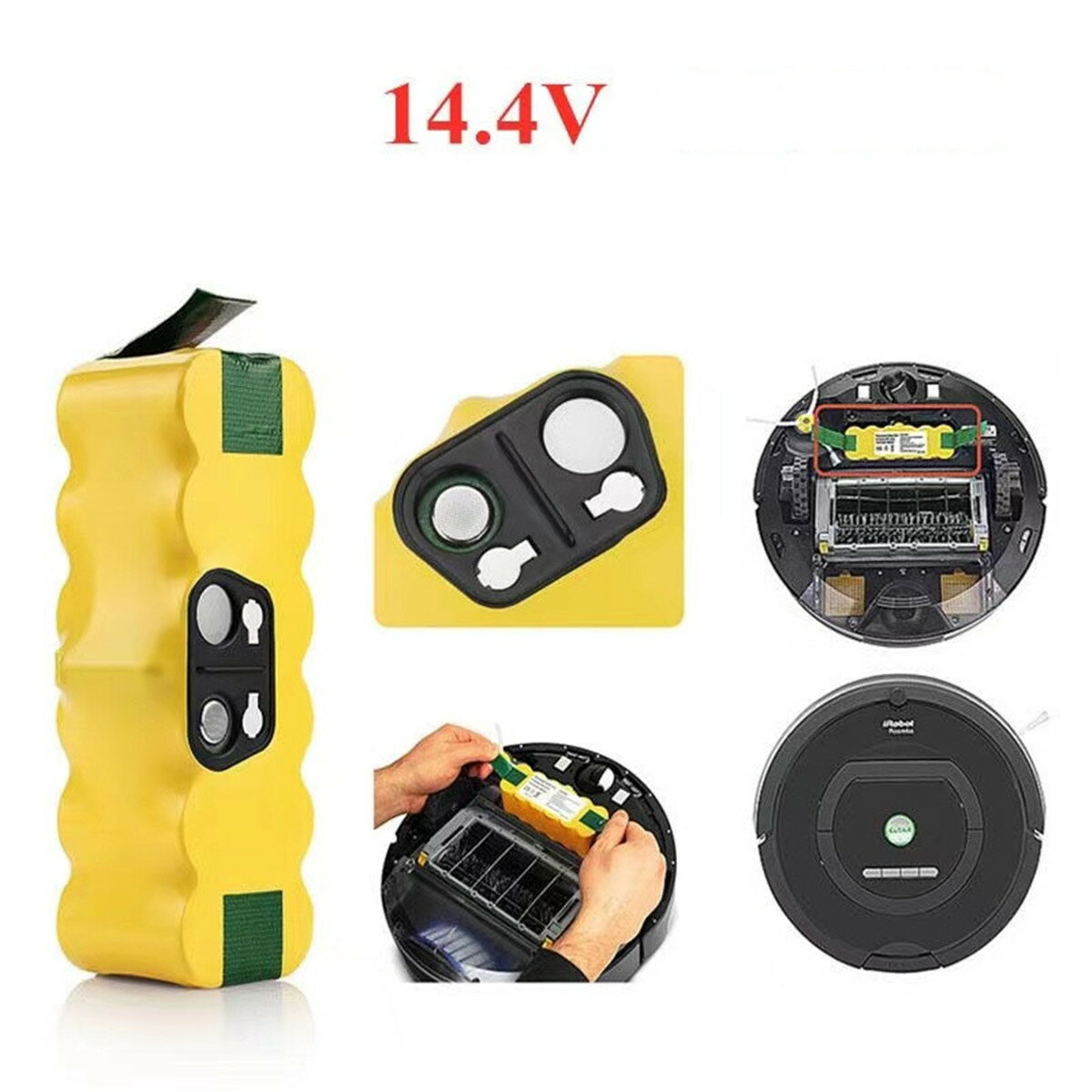 14.4V適用iRobot 掃地機器人電池Roomba56789系列iRobot通用電池