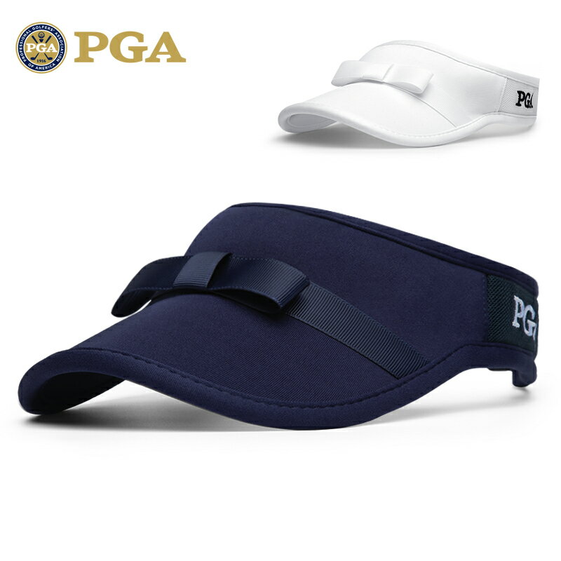 美國PGA高爾夫球帽子女空頂高爾夫帽透氣無頂帽防曬帽檐吸汗內里