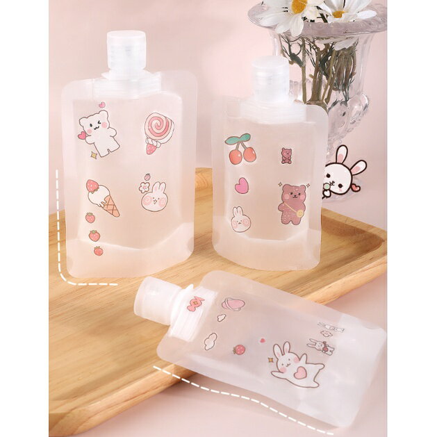 ✨臺灣現貨 旅行分裝袋 化妝品 乳液 洗髮乳沐浴露 旅行必備神器 便攜洗護 一次性分裝瓶 #丹丹悅生活