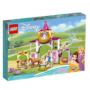 【現貨】 LEGO 樂高 Disney - 貝兒&樂佩公主的皇家馬廄Belle and Rapunzel's Royal Stables 43195