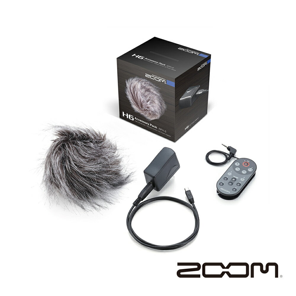 限時★.. Zoom APH-6 配件包 For Zoom H6 錄音機 內含 防風毛罩/遙控器/AC電源 正成公司貨【夏日限時 全館點數5倍送】