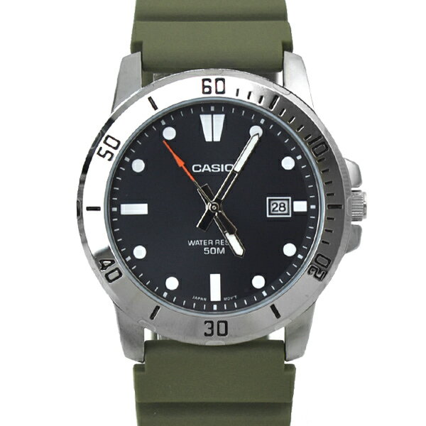 CASIO手錶 不鏽鋼綠色槍魚手錶【NECH27】