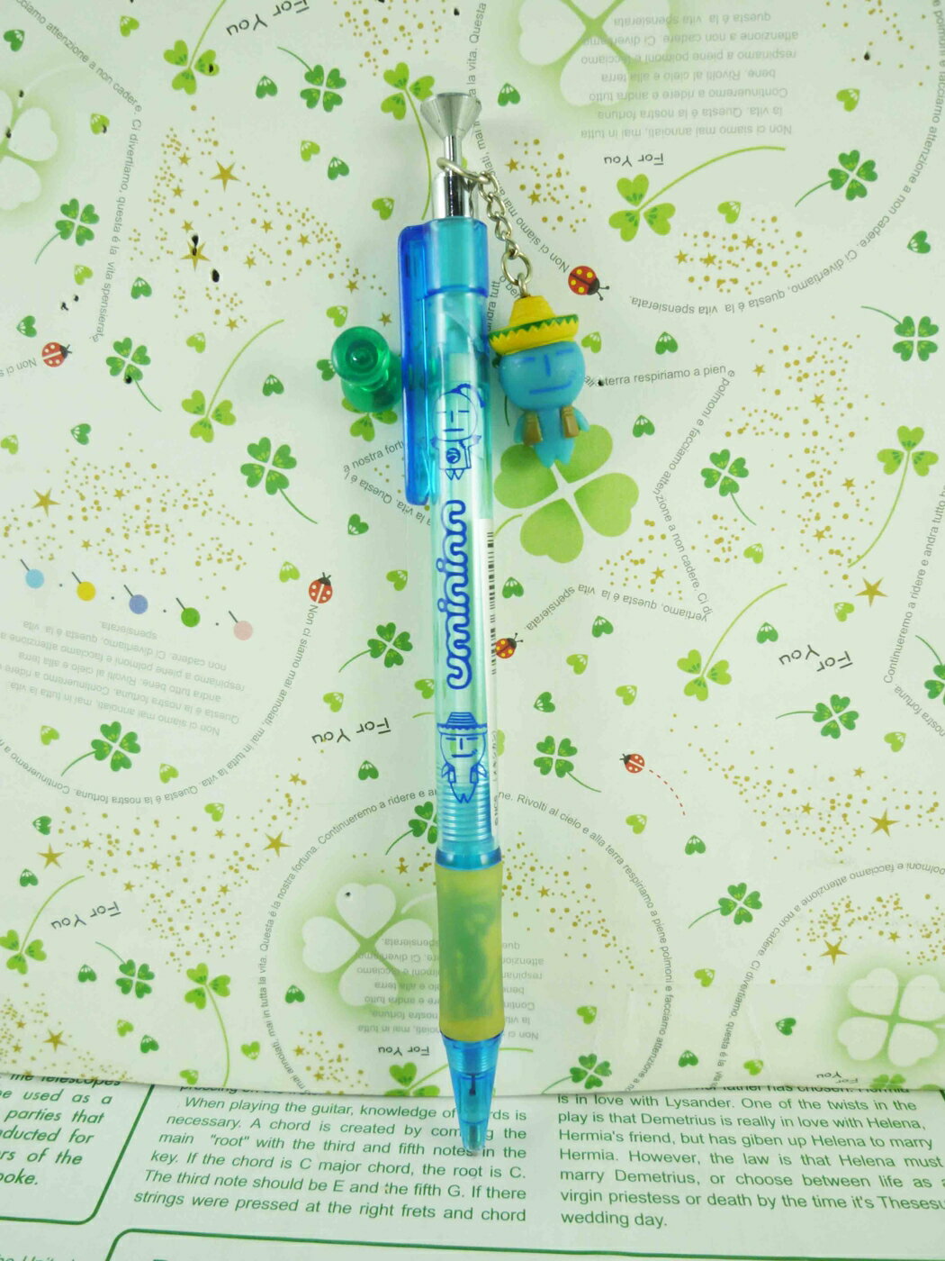 【震撼精品百貨】藍海寶寶 造型自動筆-戴帽 震撼日式精品百貨