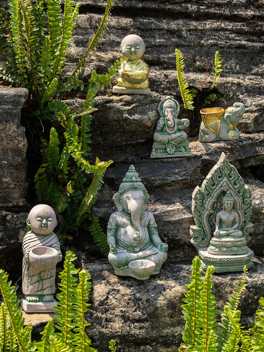異麗泰國特色工藝品沙雕禪意佛像裝飾擺件泰式園林景觀家居飾品
