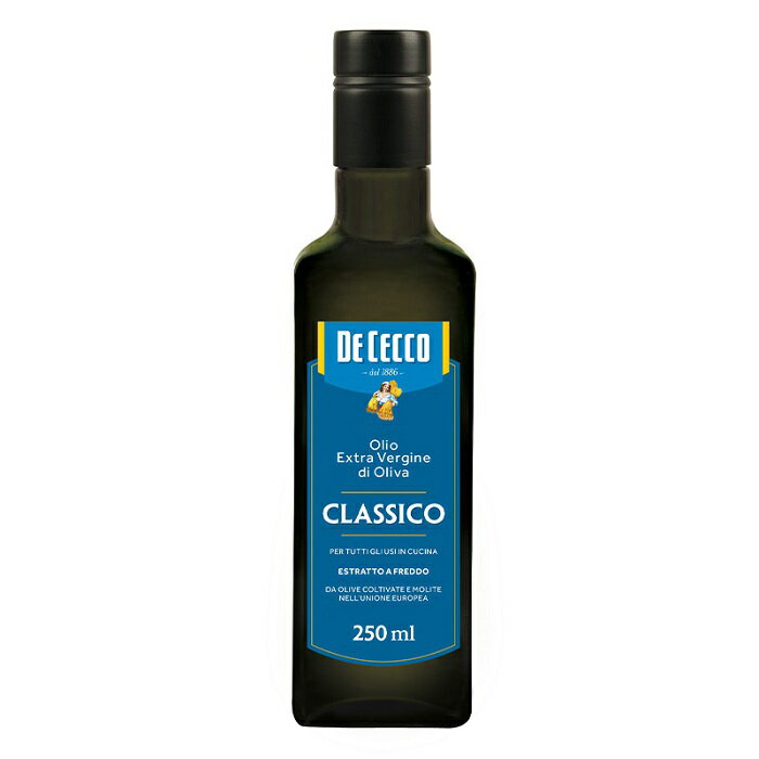 ]DE CECCO義大利特級冷壓初榨橄欖油 Extra Virgin Olive 250ML /瓶★全店超取滿599免運