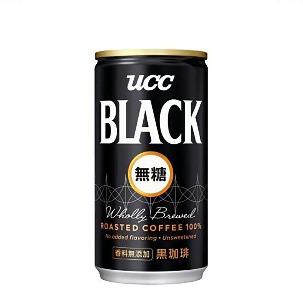 【史代新文具】UCC BLACK無糖咖啡 (185g/30入/箱)