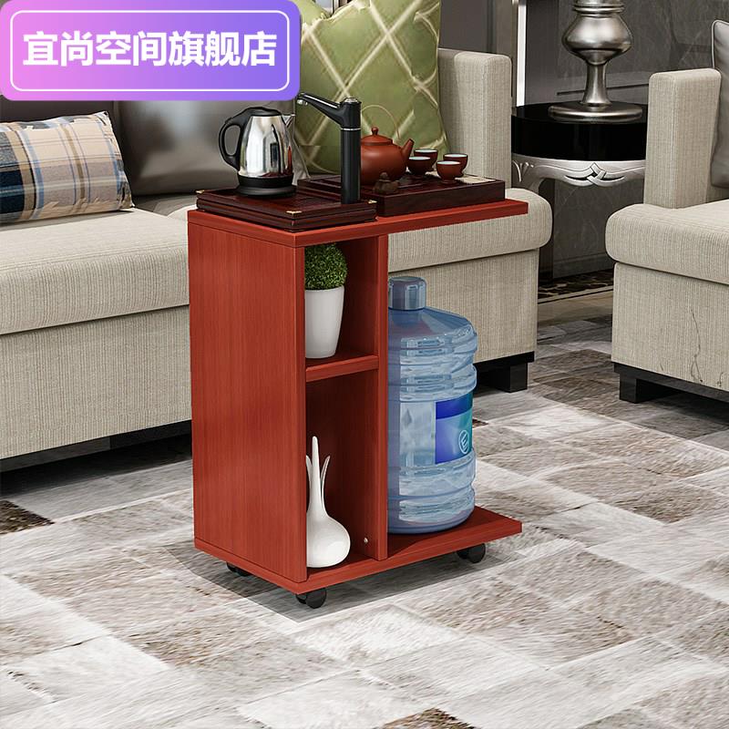 沙發邊柜長方形可移動小茶幾功夫實木夾縫客廳中間燒水臺子家用桌