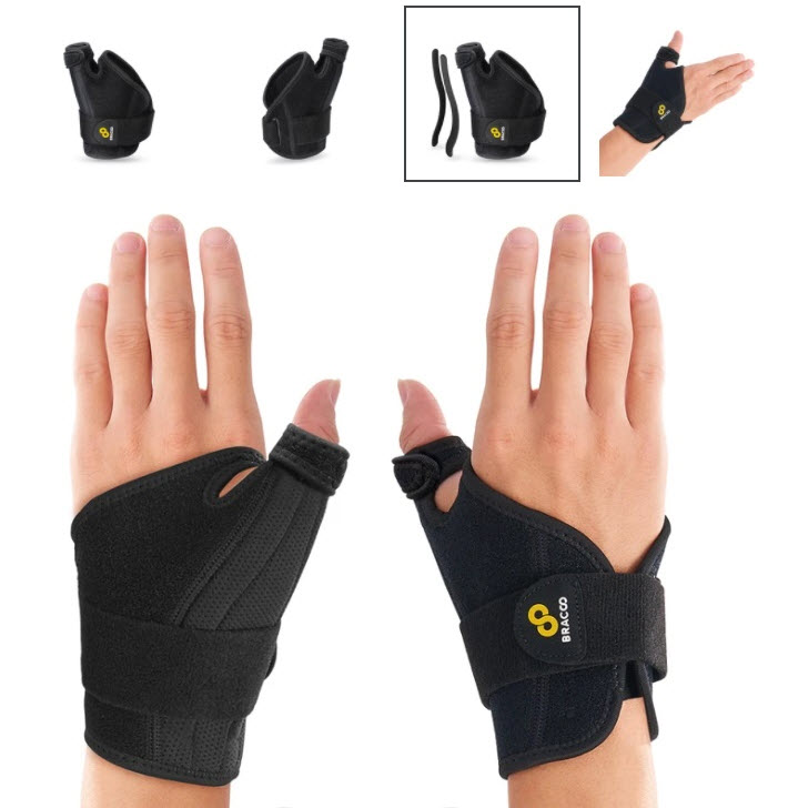 【拇指護套】Bracoo奔酷可調支撐拇指護套(雙側支撐可調復建型)TP32