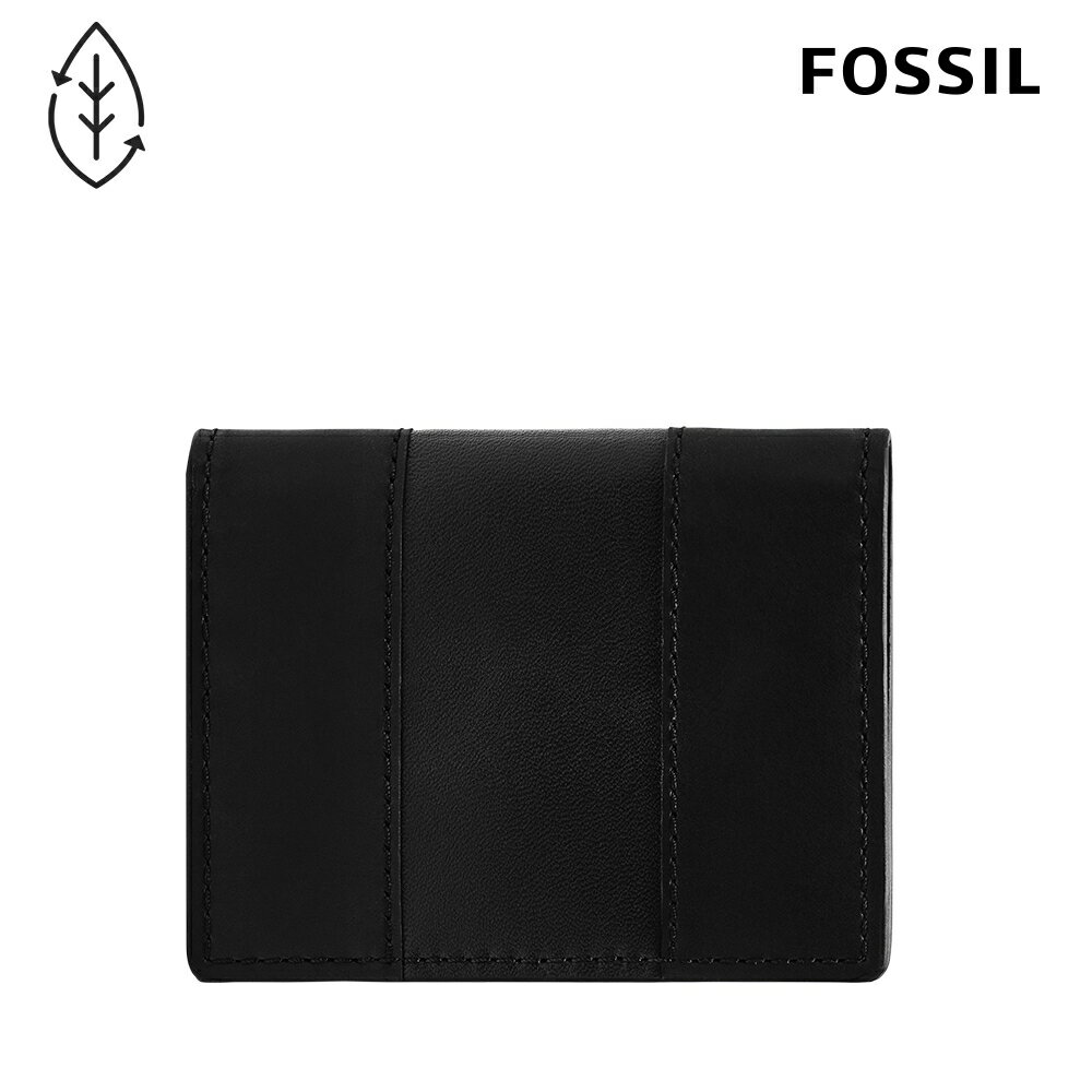 送禮首選★FOSSIL Everett 真皮卡夾-黑色 ML4399001【美國時尚品牌】 附防塵袋+提袋【全館滿額折價★FOSSIL全系列包夾送美妝蛋】