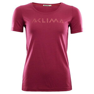 挪威[ACLIMA] LW T-Shirt Round Neck W /歐洲製女款美麗諾羊毛快乾LOGO T-Shirt《長毛象休閒旅遊名店》