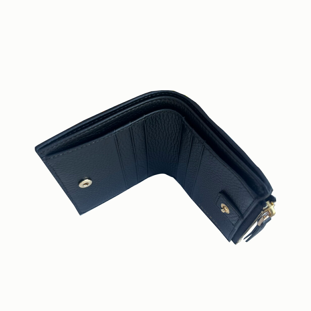 Tory burch Mcgraw系列拉鍊紐扣皮革女士短零錢包 45246(預購)【 購物節優惠 ★ 菲尼斯 國際精品 3折起 】 5