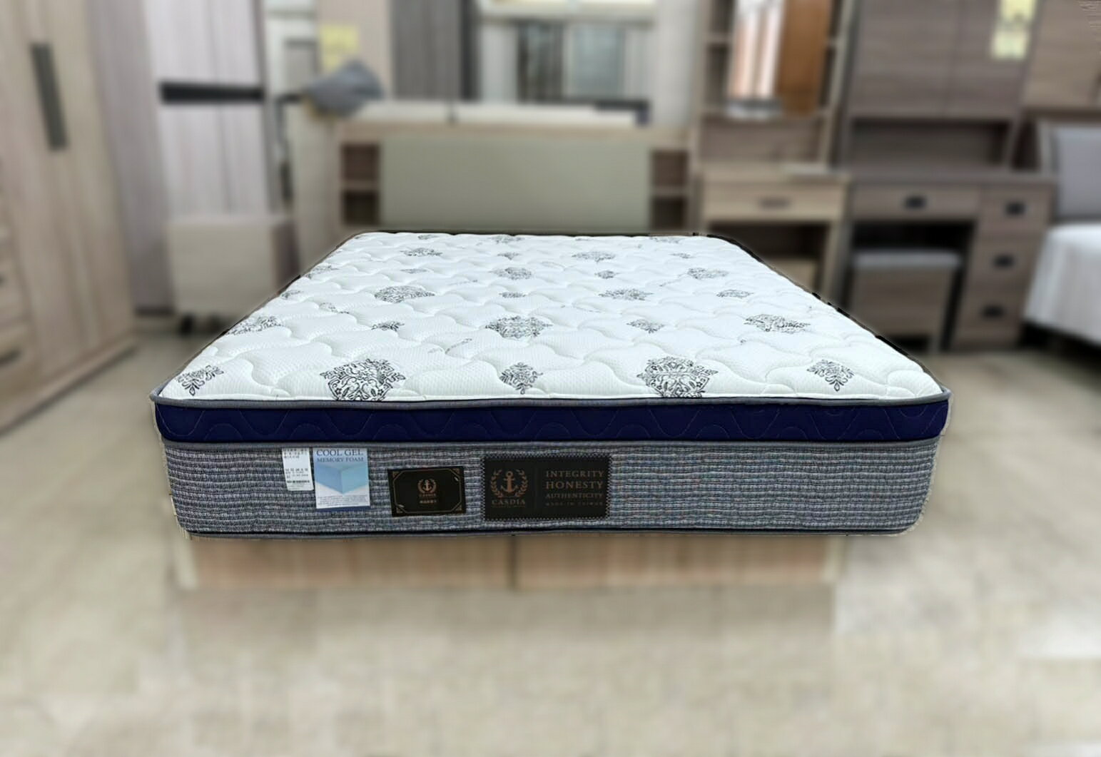 【尚品傢俱】854-19 雲眠 5尺獨立筒床墊~另有3.5尺 / 6尺 / 6x7尺~